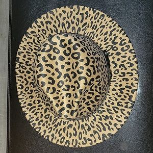 Animal Print Fedora Hat